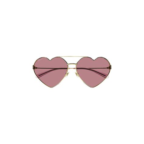 gucci heart frame sunglasses|gucci sunglasses nordstrom rack.